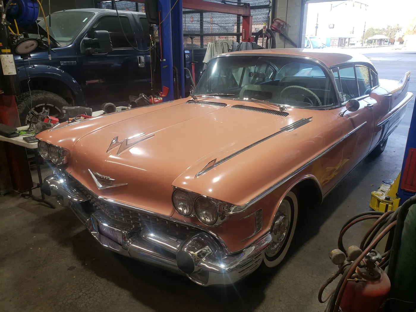 Inside the bays at B3nji's Auto Repair in West Valley City